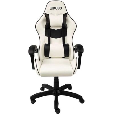 Cadeira Gaming Kubo - Ergonômica, Suporta 130kg, Giro 360° Cadeira Gaming Kubo - Ergonômica, Suporta 130kg, Giro 360°