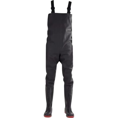 Amblers Safety Danube Unisex Safety Waders Black/Red - Waders Amblers Safety Danube Unisex Safety Waders Black/Red - Waders