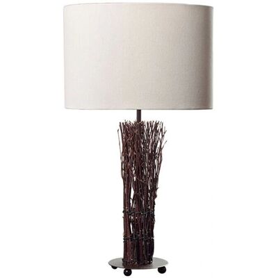 FERRIMEX Vilamoura 1xE27 Lámpara de Mesa - Beige/Marrón FERRIMEX Vilamoura 1xE27 Lámpara de Mesa - Beige/Marrón