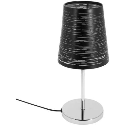 FERRIMEX Fia Lámpara de Mesa - E14, 32x14cm, Negro/Cromado FERRIMEX Fia Lámpara de Mesa - E14, 32x14cm, Negro/Cromado