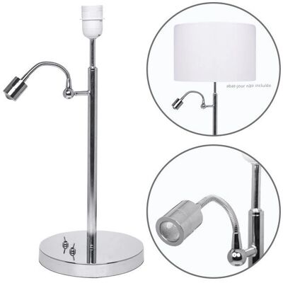 Base de lámpara de mesa Melton FERRIMEX - Brazo de lectura ajustable Base de lámpara de mesa Melton FERRIMEX - Brazo de lectura ajustable