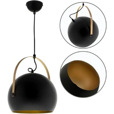 FABRILAMP - Oriane - Nero/Oro - Lampada a soffitto FABRILAMP - Oriane - Nero/Oro - Lampada a soffitto