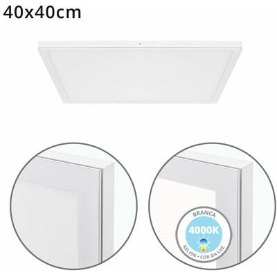 INTERLUSA - Voltaire 40x40 36W - 2880lm - 4000K - LED Panel INTERLUSA - Voltaire 40x40 36W - 2880lm - 4000K - LED Panel