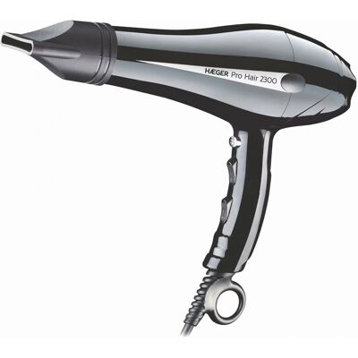 Sèche-cheveux Haeger Pro - 2300W - Noir - Type de cheveux - Publicité Sèche-cheveux Haeger Pro - 2300W - Noir - Type de cheveux - Publicité