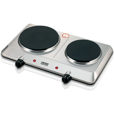 Elektrische Kochplatte Haeger Double Top Disc 2 Kochstellen 2250w Elektrische Kochplatte Haeger Double Top Disc 2 Kochstellen 2250w