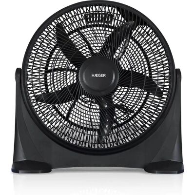Ventilador industrial Haeger FF-020.007A - 50cm, 3 velocidades, Plateado Ventilador industrial Haeger FF-020.007A - 50cm, 3 velocidades, Plateado