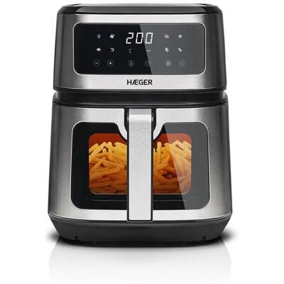 Haeger AF-D50.004A - Noir, Acier inoxydable - Friteuse à air chaud - Publicité Haeger AF-D50.004A - Noir, Acier inoxydable - Friteuse à air chaud - Publicité