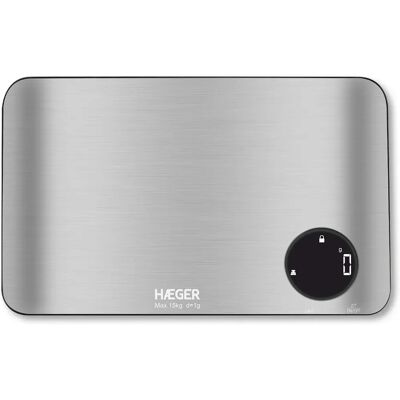Haeger KS-DIG.012A - Acier inoxydable - Balance de cuisine Haeger KS-DIG.012A - Acier inoxydable - Balance de cuisine