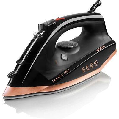 Haeger SI-220.015A - Noir - Fer à vapeur Haeger SI-220.015A - Noir - Fer à vapeur