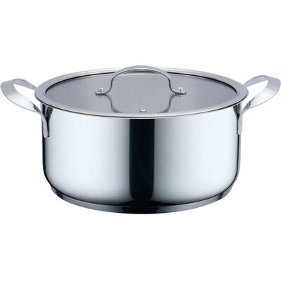 Haeger PA-24H.003A Frigideira multiuso - 24cm - Aço inoxidável Haeger PA-24H.003A Frigideira multiuso - 24cm - Aço inoxidável