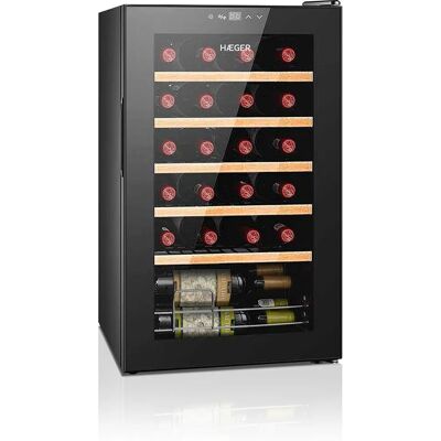 Haeger WC-24B.006A - Preto - Adega de vins Haeger WC-24B.006A - Preto - Adega de vins