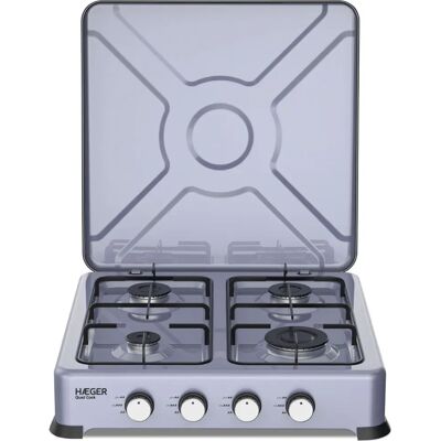 Haeger GC-04E.023A - Grau - Gaskochfeld Haeger GC-04E.023A - Grau - Gaskochfeld