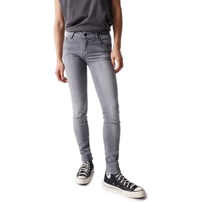 Jeans Salsa Push Up Wonder Skinny - Gris - Taille 31/30 - Jeans - Publicité Jeans Salsa Push Up Wonder Skinny - Gris - Taille 31/30 - Jeans - Publicité