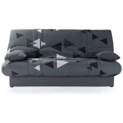 DREAM Canapé clic-clac 3 places - Tissu gris - Style contemporain - Publicité DREAM Canapé clic-clac 3 places - Tissu gris - Style contemporain - Publicité