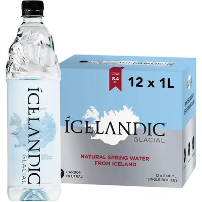 Icelandic Glacial Premium Still Water - 1 L - Pack 12 - Water Icelandic Glacial Premium Still Water - 1 L - Pack 12 - Water