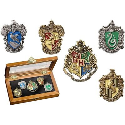 Noble Collection Hogwarts Huizen Pins - Verzamelbaar metalen badge set Noble Collection Hogwarts Huizen Pins - Verzamelbaar metalen badge set