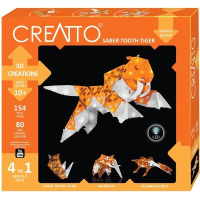 Kosmos Creatto Sabre Tiger - Rompecabezas y Kit de Manualidades - Animales Kosmos Creatto Sabre Tiger - Rompecabezas y Kit de Manualidades - Animales