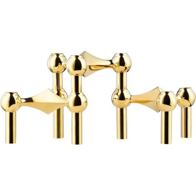 STOFF Copenhagen Nagel Messing Lysestaker Sett av 3 - Lysestaker STOFF Copenhagen Nagel Messing Lysestaker Sett av 3 - Lysestaker