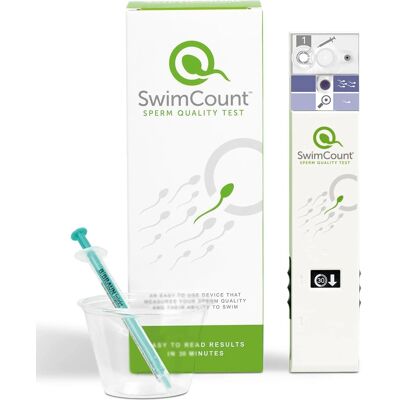 Test de qualité du sperme SwimCount - Test à domicile pour hommes - Publicité Test de qualité du sperme SwimCount - Test à domicile pour hommes - Publicité