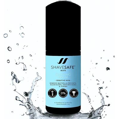 ShaveSafe Herren Rasier Schaum - Sensitive Haut - Rasierschaum ShaveSafe Herren Rasier Schaum - Sensitive Haut - Rasierschaum