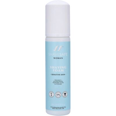 ShaveSafe Kvinne Barberingskum for Sensitiv Hud - 200 ml ShaveSafe Kvinne Barberingskum for Sensitiv Hud - 200 ml