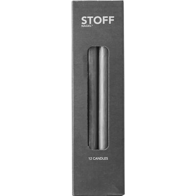 STOFF Nagel Kerzen - 12er-Set Anthrazit - Kerzenständer Zubehör STOFF Nagel Kerzen - 12er-Set Anthrazit - Kerzenständer Zubehör