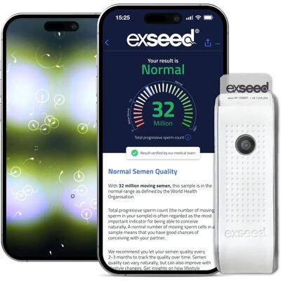 Kit di test sperma ExSeed - 2 test Kit di test sperma ExSeed - 2 test