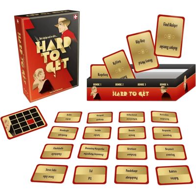 Hard to Get - Brettspiel - Dilemma & Wortkarten Hard to Get - Brettspiel - Dilemma & Wortkarten