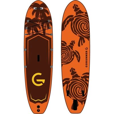 GoRunner - Turtle 320x84cm - Orange SUP - Vandsportsudstyr GoRunner - Turtle 320x84cm - Orange SUP - Vandsportsudstyr
