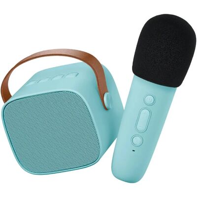 Lalarma Bluetooth Karaoke-Set - Kabelloses Mikrofon & Lautsprecher - Blau Lalarma Bluetooth Karaoke-Set - Kabelloses Mikrofon & Lautsprecher - Blau