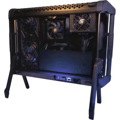 eBlaztr EBL-BLA-STA-01 Scrivania regolabile - Case PC ITX nero eBlaztr EBL-BLA-STA-01 Scrivania regolabile - Case PC ITX nero