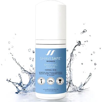 ShaveSafe Kvinne Barberkrem - Normal Hud - 100 ml ShaveSafe Kvinne Barberkrem - Normal Hud - 100 ml
