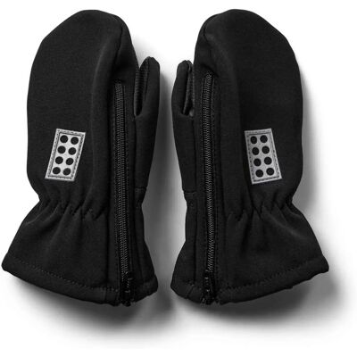 LEGO Wear LWAripo Votter - Softshell - Svart - Votter LEGO Wear LWAripo Votter - Softshell - Svart - Votter