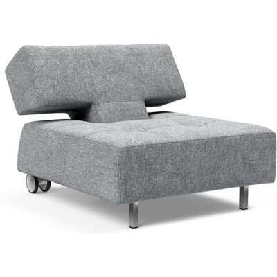 Innovation Living Long Horn Sessel - Webstoff, Verstellbar, Grau Innovation Living Long Horn Sessel - Webstoff, Verstellbar, Grau