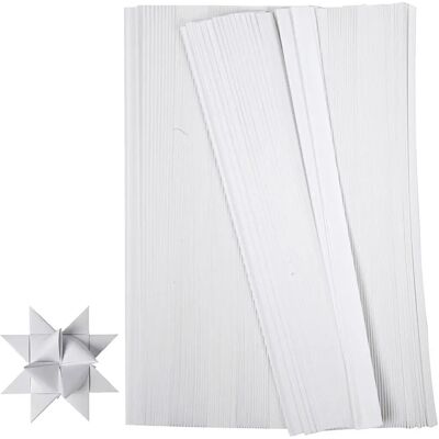 CC Hobby Weiße Papiersterne Streifen - 15mm x 45cm - Dekoratives Bastelmaterial CC Hobby Weiße Papiersterne Streifen - 15mm x 45cm - Dekoratives Bastelmaterial