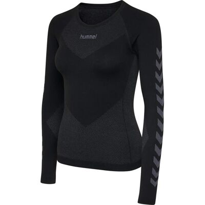 HUMMEL First Seamless Jersey L/S Frau - Schwarz - Hemd HUMMEL First Seamless Jersey L/S Frau - Schwarz - Hemd