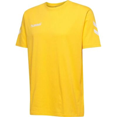 hummel T-Shirt in Cotone HMLGO S/S - Giallo Sport - S hummel T-Shirt in Cotone HMLGO S/S - Giallo Sport - S