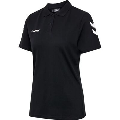 Hummel Polo in Cotone Nero Hummel Polo in Cotone Nero