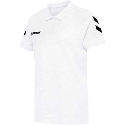 Hummel GO Cotton Polo Woman - White - XL Hummel GO Cotton Polo Woman - White - XL