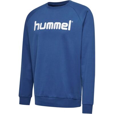 Sweat Hummel Go Cotton Logo (203515) - bleu vrai (203515-7045) Sweat Hummel Go Cotton Logo (203515) - bleu vrai (203515-7045)