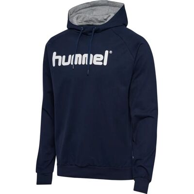Felpa con Cappuccio Logo Cotton hummel - Maglione Uomo - Nero Felpa con Cappuccio Logo Cotton hummel - Maglione Uomo - Nero