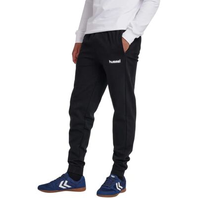 HUMMEL Unisex Baumwoll Jogginghose - Schwarz - S HUMMEL Unisex Baumwoll Jogginghose - Schwarz - S