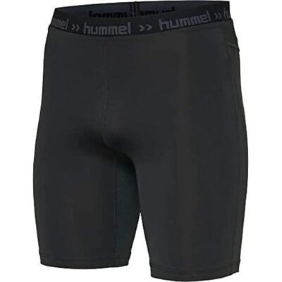 HUMMEL Men’s Black Performance Tight Shorts HUMMEL Men’s Black Performance Tight Shorts