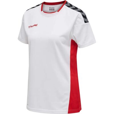 Hummel Damen Sportshirt - Weiß - Leistungs Sportshirt Hummel Damen Sportshirt - Weiß - Leistungs Sportshirt