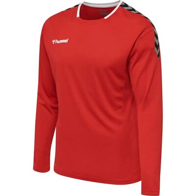 hummel Hummel AUTHENTIC POLY JERSEY L/S - Rosso - Maglietta sportiva hummel Hummel AUTHENTIC POLY JERSEY L/S - Rosso - Maglietta sportiva
