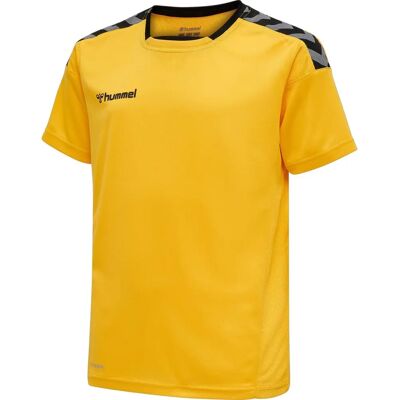 Maglietta da calcio autentica Poly gialla da uomo HUMMEL Maglietta da calcio autentica Poly gialla da uomo HUMMEL