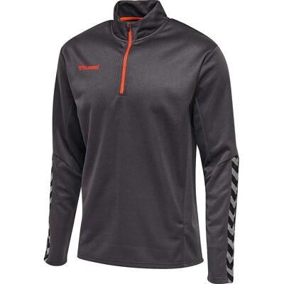 Felpa Unisex Hummel con Mezza Zip - Felpa Felpa Unisex Hummel con Mezza Zip - Felpa