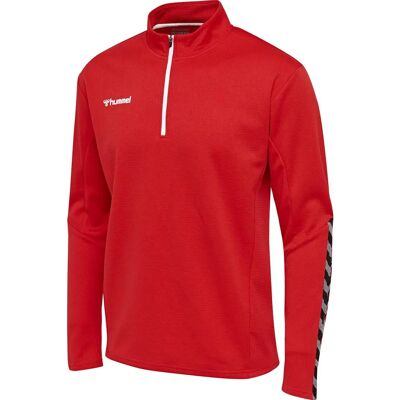 Maglietta Sportiva Unisex HUMMEL - Half Zip - Azzurro - 140 Maglietta Sportiva Unisex HUMMEL - Half Zip - Azzurro - 140