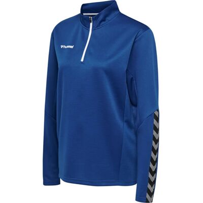 Hummel Damen Sportshirt - Authentic Half Zip Sweatshirt - Blue Hummel Damen Sportshirt - Authentic Half Zip Sweatshirt - Blue