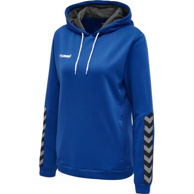 Hummel Hmlauthentic Felpa con Cappuccio Donna - True Blue Hummel Hmlauthentic Felpa con Cappuccio Donna - True Blue
